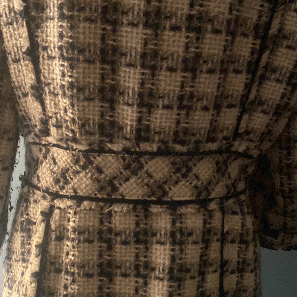 Tweed Front Button Blazer Jacket - Picture 5 of 11